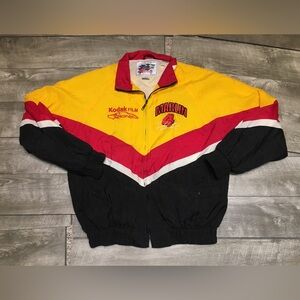 Vintage Sterling Marlin NASCAR Kodak Racing Windbreaker Jacket Coat Size Large